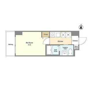 グリーンリーフ新綱島【3階】の間取り