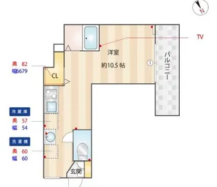 神奈川県横浜市西区久保町【アパート】の間取り