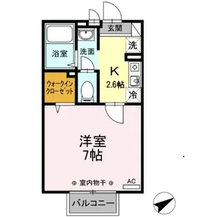 エスペランサ・シマ【1階】の間取り