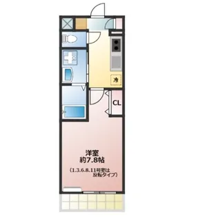 埼玉県和光市下新倉3【アパート】の間取り