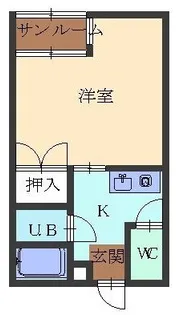 ペルシェール【2階】の間取り