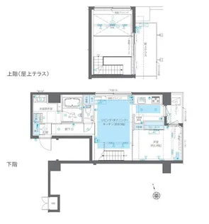 東京都渋谷区恵比寿2【マンション】の間取り
