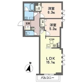 リラフォート【1階】の間取り