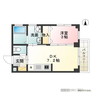 クレール【2階】の間取り