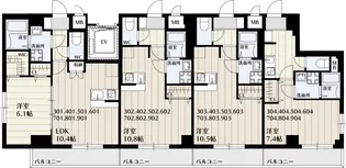 平安メゾン【3階】の間取り