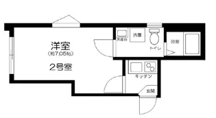 レジデンス青井【1階】の間取り