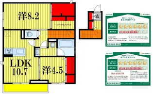 千葉県柏市旭町8【アパート】の間取り