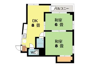 ルミネマンション長町【5階】の間取り