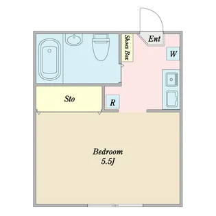 コーポアイゲンネスト【2階】の間取り