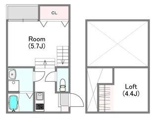 MODERN PALAZZO 東彼杵【1階】の間取り