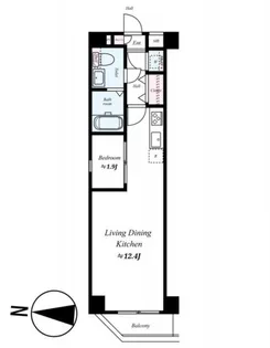 ARCOBALENO DAISHIMAE【2階】の間取り
