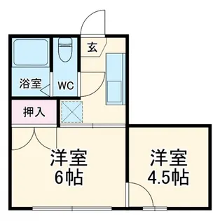 サクライコーポ【2階】の間取り