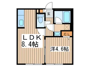 La・Luce ラ・ル-チェ【4階】の間取り