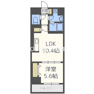 大阪府大阪市福島区海老江4【マンション】の間取り