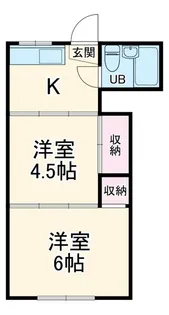 ネスト本塩【2階】の間取り