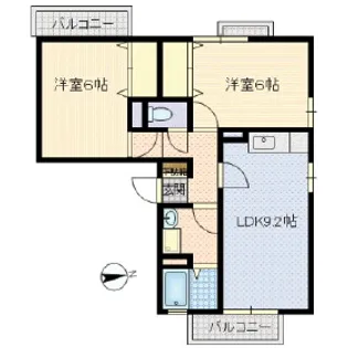 カサグランデ【3階】の間取り