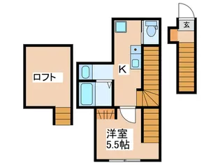 ブルームタウン【2階】の間取り