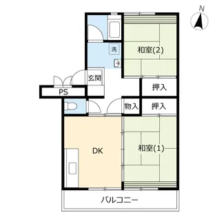 UR鳶尾【3階】の間取り