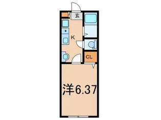 ヴィエント矢向【2階】の間取り