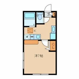 東京都杉並区松庵3【アパート】の間取り