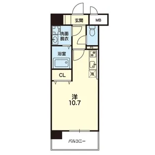 CHAINON壺川【7階】の間取り