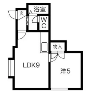 富丘アパートメント【3階】の間取り