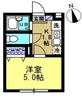 フルセイル東中野【2階】の間取り