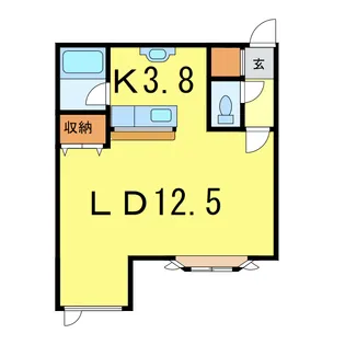 ルート医大前C【1階】の間取り