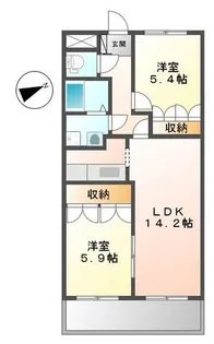 ラフィーネ【2階】の間取り