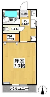 ハイムフリーデ【1階】の間取り