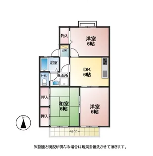 メゾンヴェール【1階】の間取り