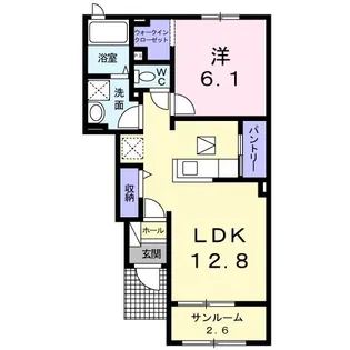 グレーシア【1階】の間取り