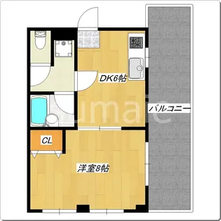 フローラルアベニュー志茂【3階】の間取り