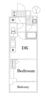 ザ・レジデンス・オブ・トーキョーOM06【3階】の間取り