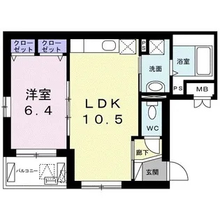 エム・サンリット白金【3階】の間取り