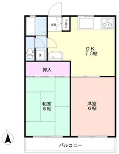 ユーウインク【2階】の間取り
