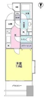 プロスペクト・グラーサ広尾【4階】の間取り