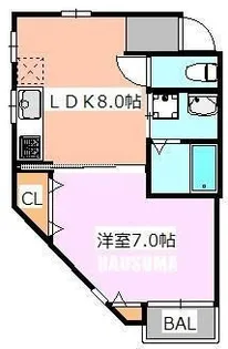 ソフィア王子【2階】の間取り