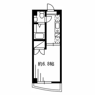 F.S.C.新宿マンション【3階】の間取り