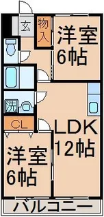 サウスメゾン清水【1階】の間取り