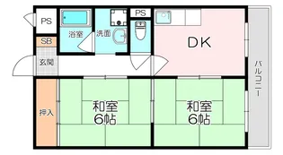 メゾン富松【3階】の間取り