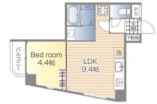 コスモグランデII【2階】の間取り