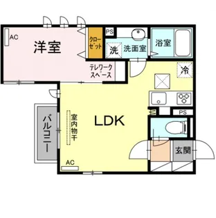 カーサ津田山【2階】の間取り
