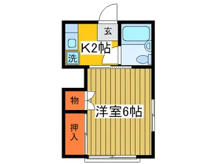 ホワイトコ-ト【2階】の間取り