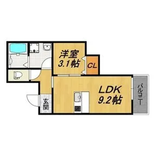 LE COCON 甚目寺II【3階】の間取り