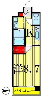 ナチュラルハウス【4階】の間取り