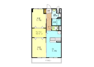 プライムタウン【5階】の間取り