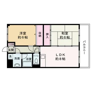 リバティさわだ【3階】の間取り