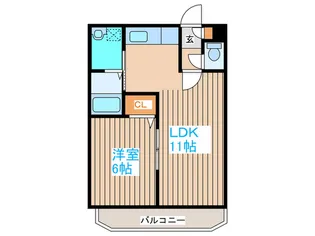 栄通銀座パレス【4階】の間取り