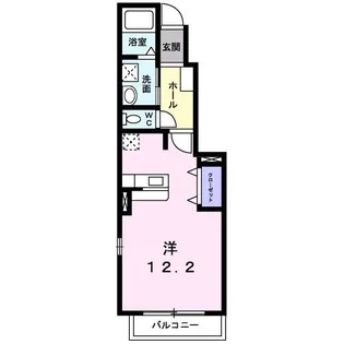 カーサ古澤 A【1階】の間取り